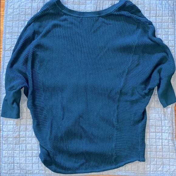 EXPRESS | Blue Oversized Sweater - Picture 2 of 3